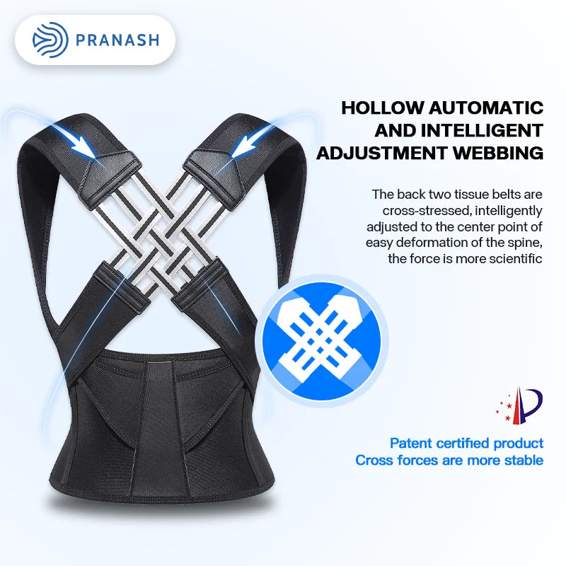 👨‍⚕️👩‍⚕️ Stock Adjustable Back Posture Corrector Belt