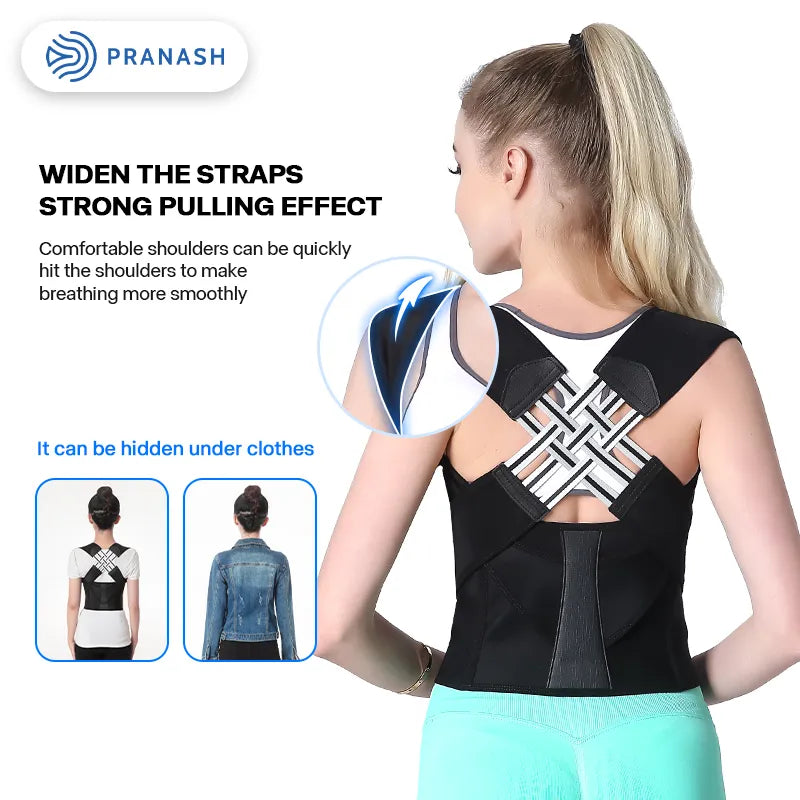 👨‍⚕️👩‍⚕️ Stock Adjustable Back Posture Corrector Belt