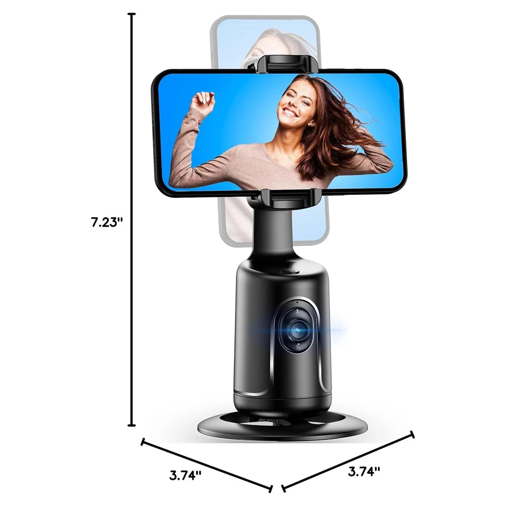 ✨ AI 360° Auto-Tracking Phone Holder Tripod – Your Personal Cameraman
