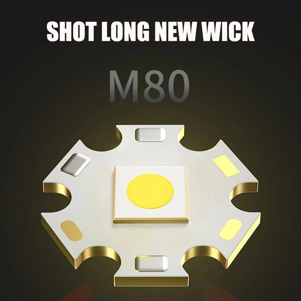 ✨ UltraBeam™ 1000W Tactical Flashlight – The Most Powerful LED Torch Ever Built