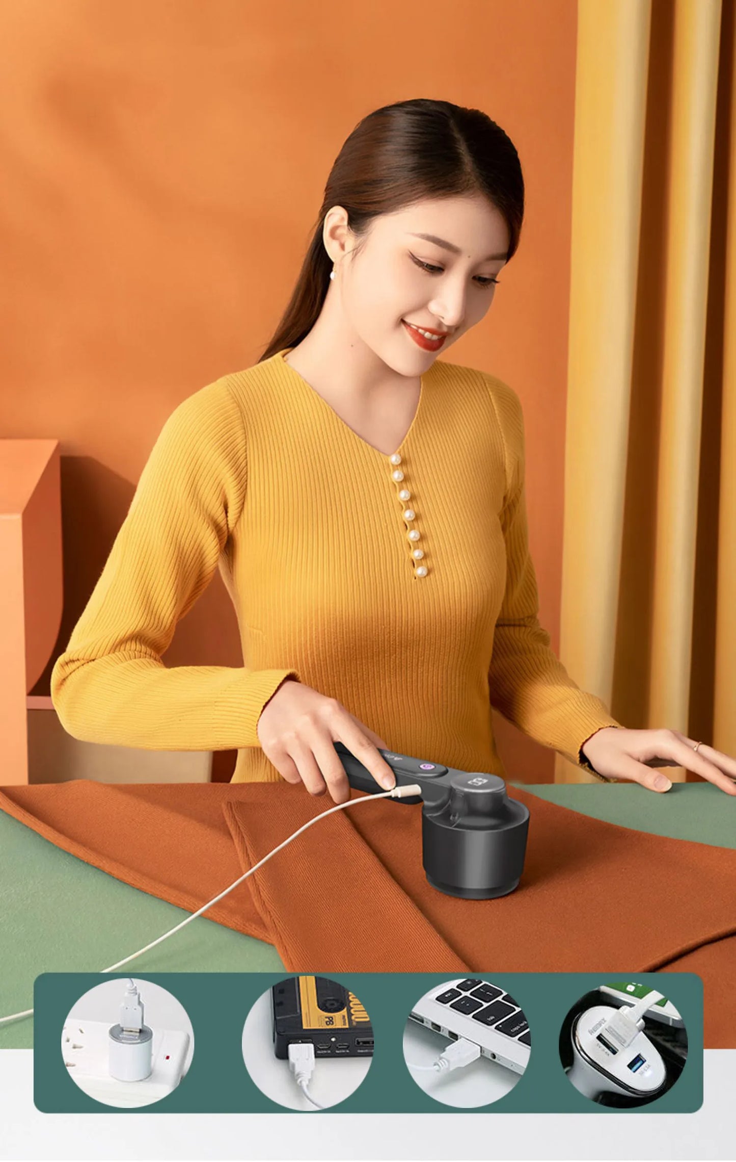 ✨ UltraClean™ Pro Electric Lint & Fuzz Remover – Rechargeable