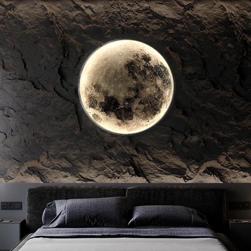 Pro Life Essentials™ 🌕 Lunar Glow Wall-Mounted Moon Lamp 🌙