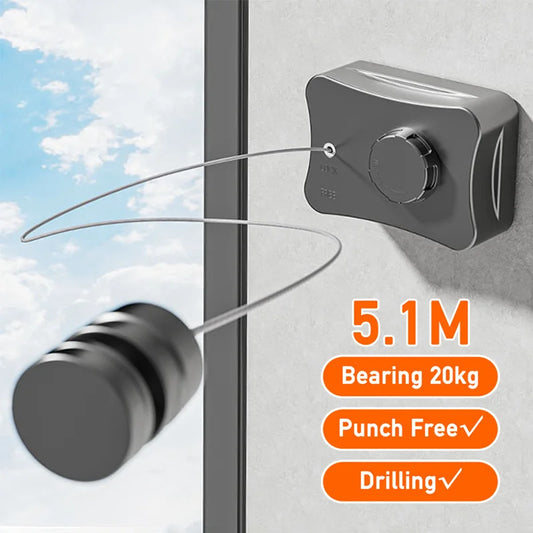 🌟 PRO LIFE ESSENTIALS™ Retractable Clothesline