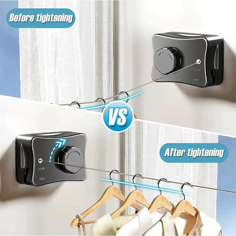 🌟 PRO LIFE ESSENTIALS™ Retractable Clothesline