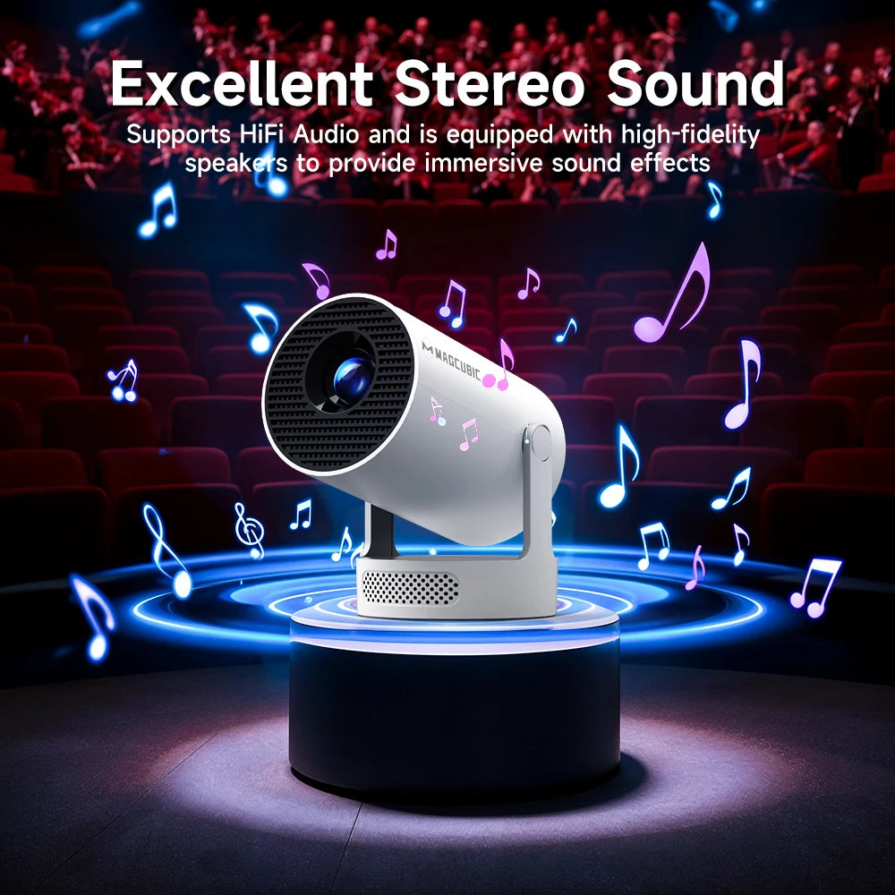 ✨ PRO LIFE ESSENTIALS HY300 Pro+ Smart Projector