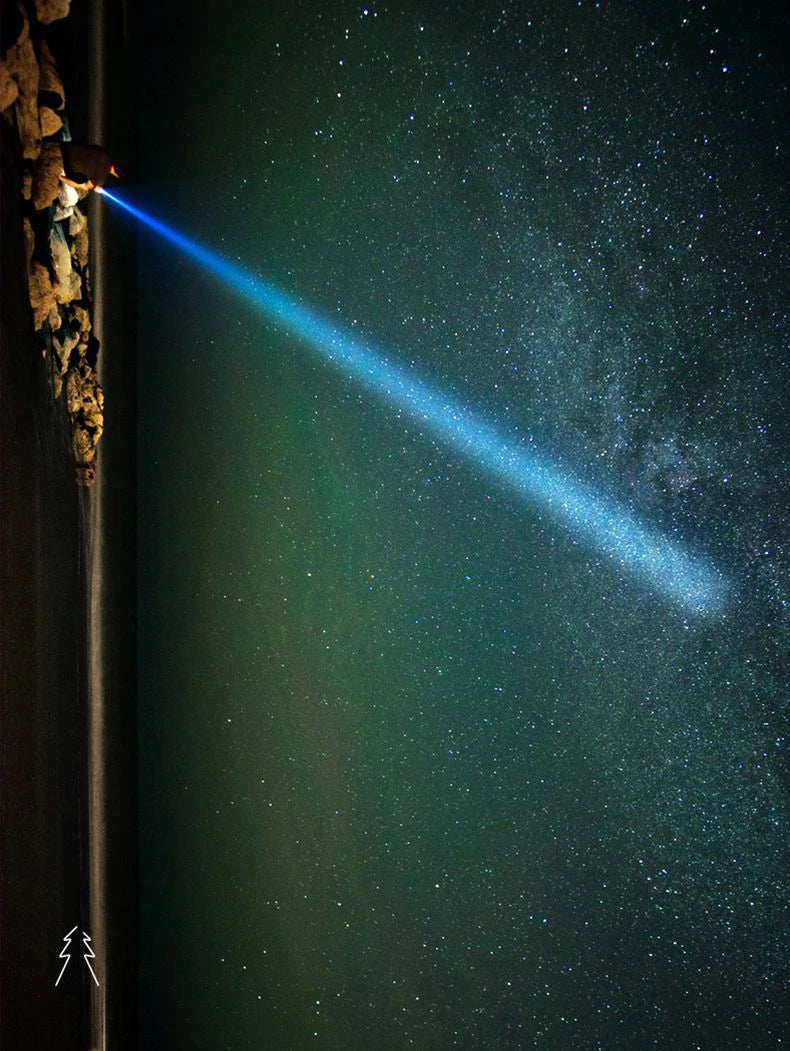 ✨ UltraBeam™ 1000W Tactical Flashlight – The Most Powerful LED Torch Ever Built